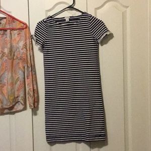 J. Crew Striped tunic dress